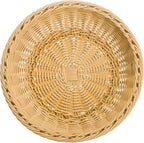 Westmark Saleen Multi-Purpose Basket, Suitable for Hotel and Catering, Round, Diameter Approx. 23 cm, Height: Approx. 9 cm, Synthetic Fibre, Edition, Light Beige, 02051930101
