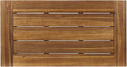 Christopher Knight Home Carlisle Outdoor Acacia Wood Coffee Table, Sandblast/Rustic Metal