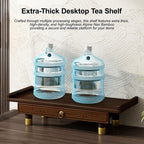 Meditation Altar Table, Personal Meditation Altar Cabinet, Small Puja Table, Tea Japanese, Altar Table with Storage & Drawers Prayer Shrine Desk(66 * 26cm/26 * 10.2in)