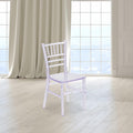BizChair Child’s Transparent Crystal Resin Party and Event Chiavari Chair for Commercial & Residential Use