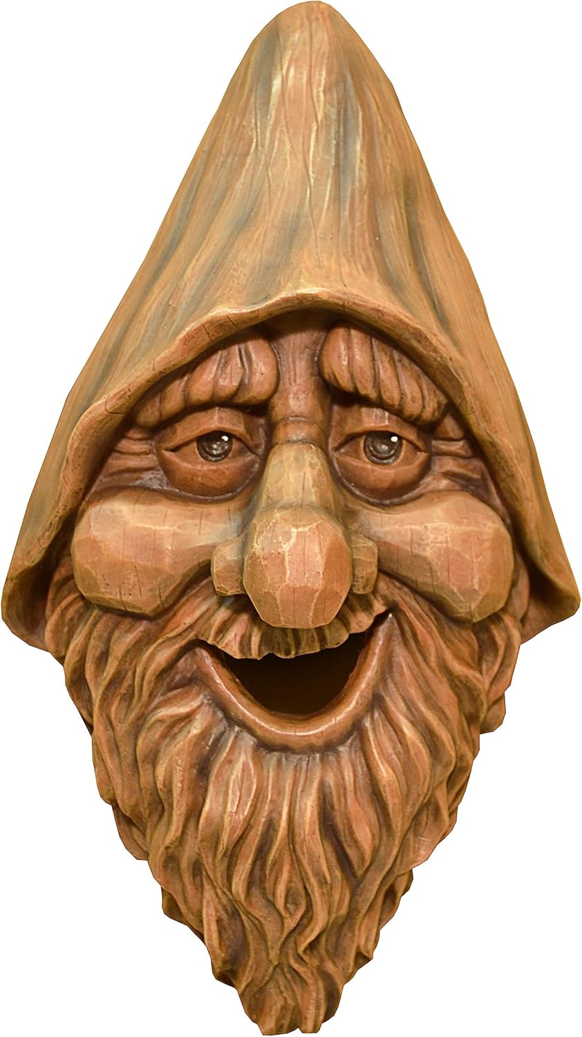 Red Carpet Studios Outdoor Tree Face Birdhouse, 13.5", Harry