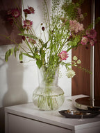 IKEA PÅDRAG vase, 17 cm, clear glass