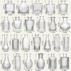 Arme Glass Bud Vase Set of 60 Pcs, Small Clear Glass Bud Vases in Bulk for Flowers, Rustic Wedding Centerpieces and Vintage Decorations, Perfect for Home, Table and Events with Elegant Design