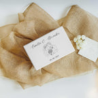 Creative Deco Personalized White Wooden Storage Box Wedding Box | 11.8x7.87x5.51in (+-0.5) | Couple | Hinged Lid Handles Engraving | Gift Box | UNSANDED Keepsake Souvenir Chest