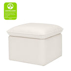 Babyletto Cali Storage Ottoman in Performance Cream Eco-Weave, Water Repellent & Stain Resistant, Greenguard Gold Certified and CertiPUR-US® Certified