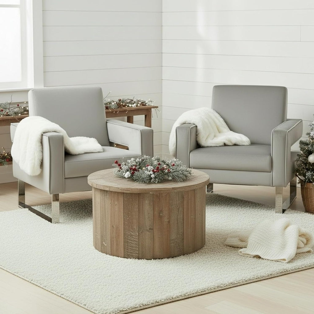 Velvet Accent Chairs Set of 2, Modern Armchair, Grey | Stainless Steel Base, Soft Velvet Upholstery, Thick Padded Seat, 350 LBS Weight Capacity, For Living Room and Home Office