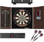 Deluxe Dartboard Cabinet with Integrated Pro Score and Cricket Scoreboard