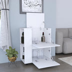 Pantry Cart Two Pull-Down Door Cabinets and Two Open Shelves, Storage Locker for Kitchen Dining Room,for Kitchen Home