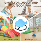 Sensory Spinning Chair for Kids with Autism & ADHD, Swivel Chair for Indoor/Outdoor Use, Sit and Spin Toys, Fish-Shaped Sensory Chairs for Autistic Children, Training Body Coordination (Blue)