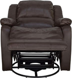 RecPro Charles 30" Swivel Glider RV Recliner, Chestnut, 2-Pack