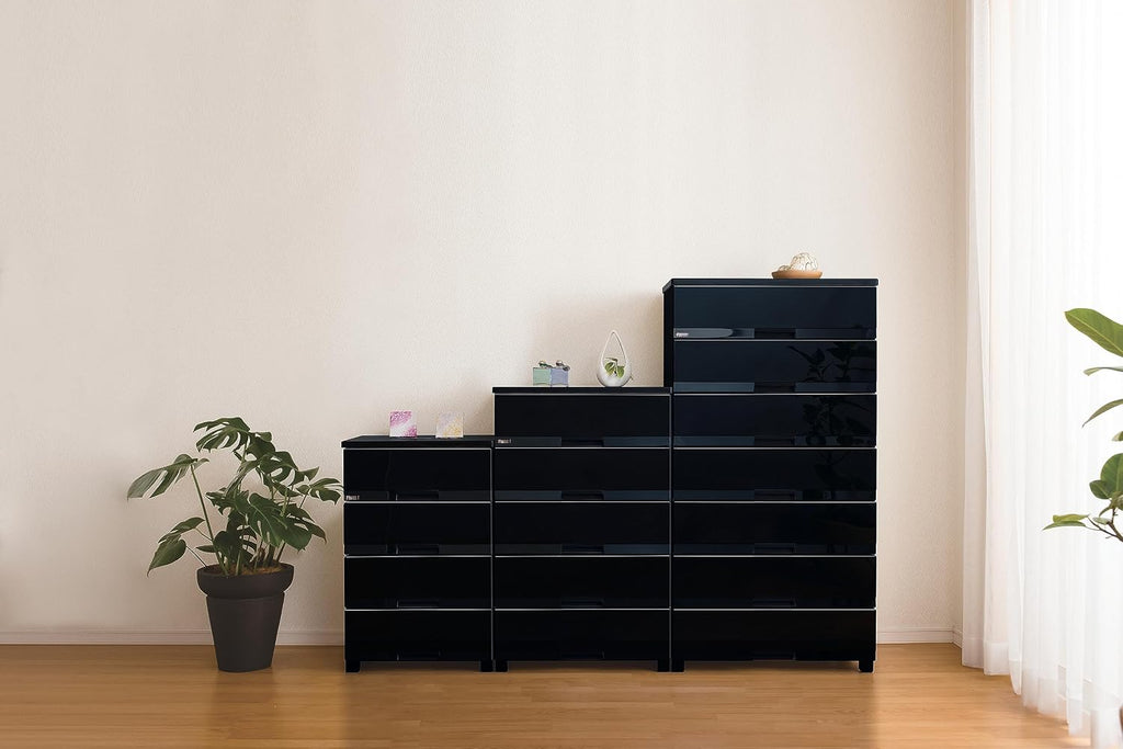 Tenma Chest Fitz Plus Premium FP5503 Premium Black 3 Tiers Width 21.7 x Depth 16.0 x Height 26.0 inches (55 x 41 x 66 cm)