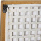 Deco 79 Farmhouse Wood Square Wall Clock, 24" x 2" x 24", White