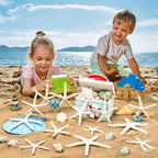 24 Pcs Starfish for Crafts, 2'' to 4'' Star Fish Shells Decorations, Natural Starfish Decor Bulk for Beach Theme DIY Crafts Christmas Tree Ornaments