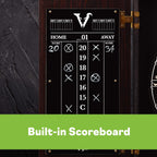 Deluxe Dartboard Cabinet with Integrated Pro Score and Cricket Scoreboard