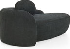 Full Foam Chaise Lounge Chair Indoor, Boucle Upholstered Boneless Chaise Lounge Sofa Bed, Right Facing Leisure Cloud Recliner Couches Sleeper Daybed for Living Room