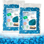 10lbs Bean Bag Filler, Pillow Bean Bag Stuffing Filling, Shredded Memory Foam Filling, Punching Bag Filler, Foam Refill for Pouf/Ottoman Stuffing/Couch/Boxing Bag, Added Gel Particles