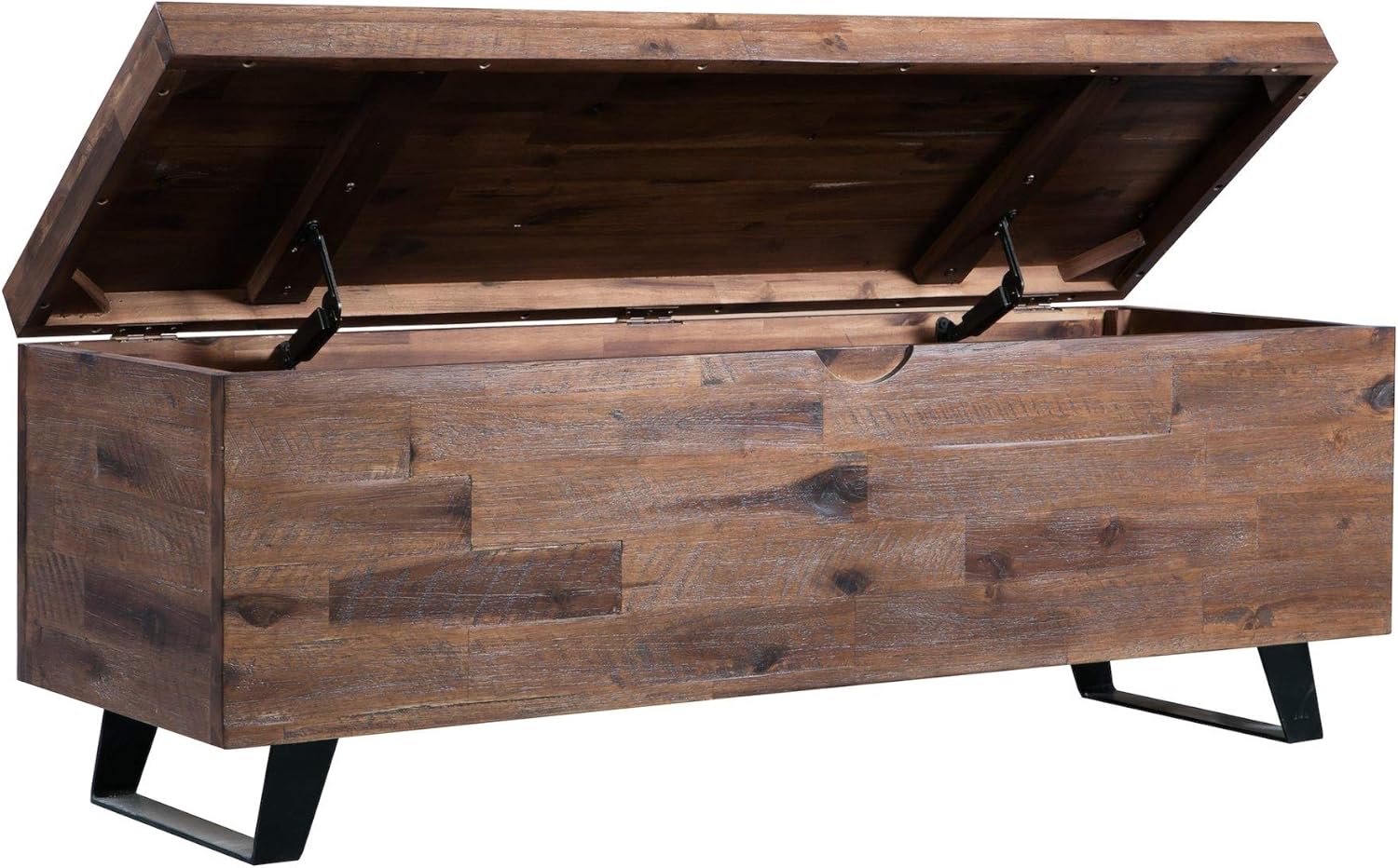 Westcliffe 46" Acacia Wood Storage Trunk, Brown
