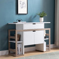 Modern Kitchen Pantry, White Buffet Storage Cabinet with 4 Shelves, Easy to Maintain, for Dining Room