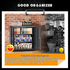 Greenvelly Metal Cabinet, 36" Locking Storage File Cabinet with Doors and Shelves for Office,Home,Gym,School,Kitchen(Black)