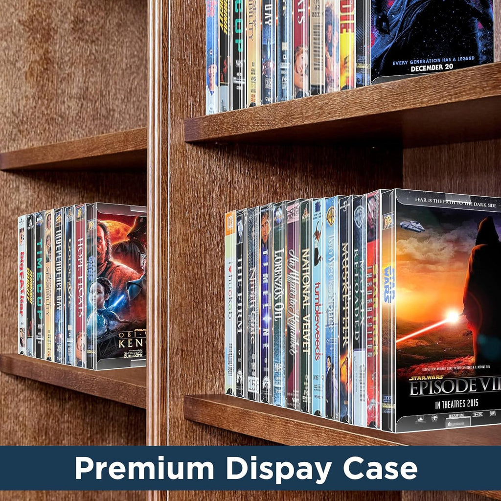 VHS Tapes Protector - Premium VHS Cassette Tape Storage & Protector, Durable VHS Protectors for Home & Kitchen Media Storage - (Ultimate 10 Packs)