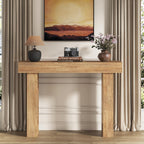 LIVEHOM Console Table for Entryway, Wood Sofa Table Behind the Couch, Narrow Entry Table Foyer Hallway Table for Living Room, Accent Table (39")