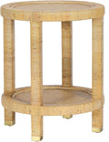 Tov Furniture Amara Natural Rattan Side Table