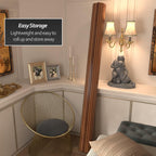 7 ft. Tall Bamboo Wave Screen - Triple Espresso