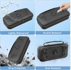 LVVIL Hard Shell Carrying Case for ASUS ROG Xbox Ally/X (2025), Protective Travel Bag Fit ROG Game Console and Adapter with Screen Protector & Thumbstick Cap, for Electronics Cases