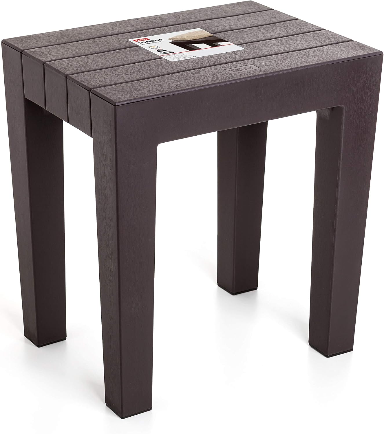 Tatay Lombok Stool, Brown