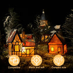 3 Packs E12 120V Light Bulbs for with Various Miniature Village Buildings and Accessories