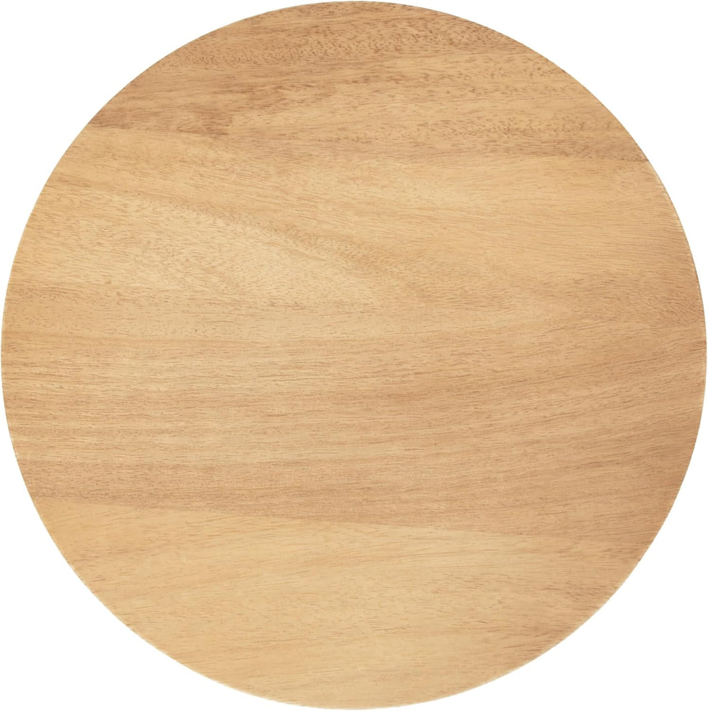 Kate and Laurel Gairola Transitional Wooden Round Side Table, 12 x 12 x 20, Natural, Mango Wood Pedestal Table for Use as Living Room End Table, Plant Stand, or Bedroom Nightstand