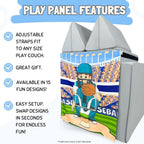 Couch Swag Play Panel for Childrens Foam Sofa Kids Couch (Baseball)