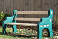 DIY Bench Ends Kit – Build Your Own Outdoor or Patio Bench – Fits Standard 2x4s, Hardware Not Included – Made in USA by Confer Plastics (Green)