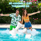 30" Pool stools for Underwater,Pre-Weighted Pool Stool with Adjustable Feet,Bar Seating Non-Float Design,Vinyl-Safe Pool Chairs for Inground Pools,Patio,Outdoor Poolside(1Stool)