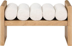 Meridian Furniture Waverly Cream Bench