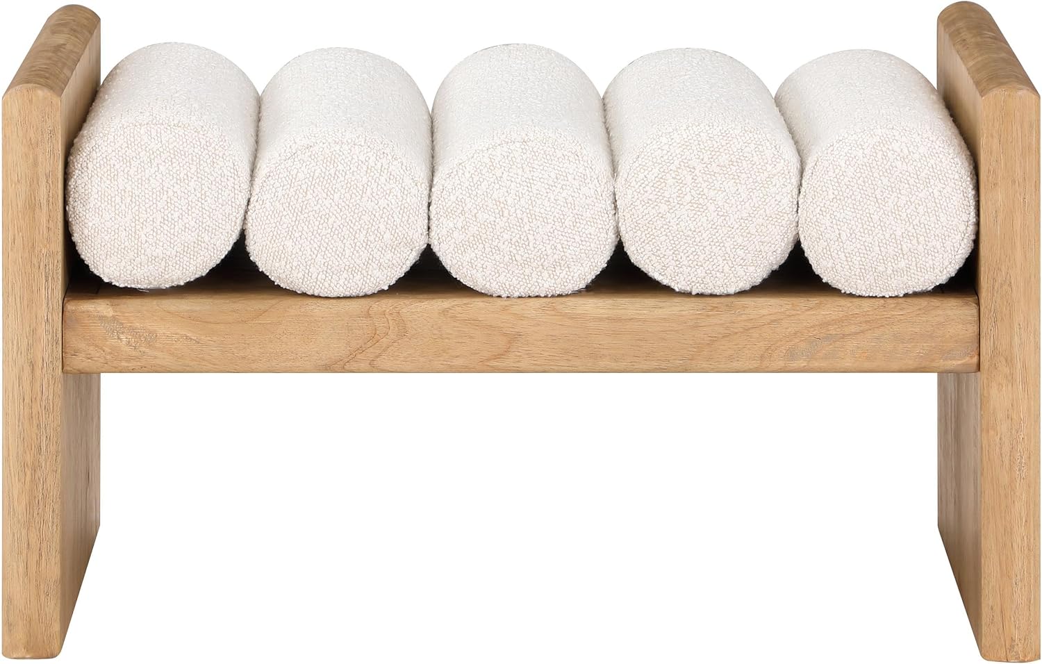 Meridian Furniture Waverly Cream Bench