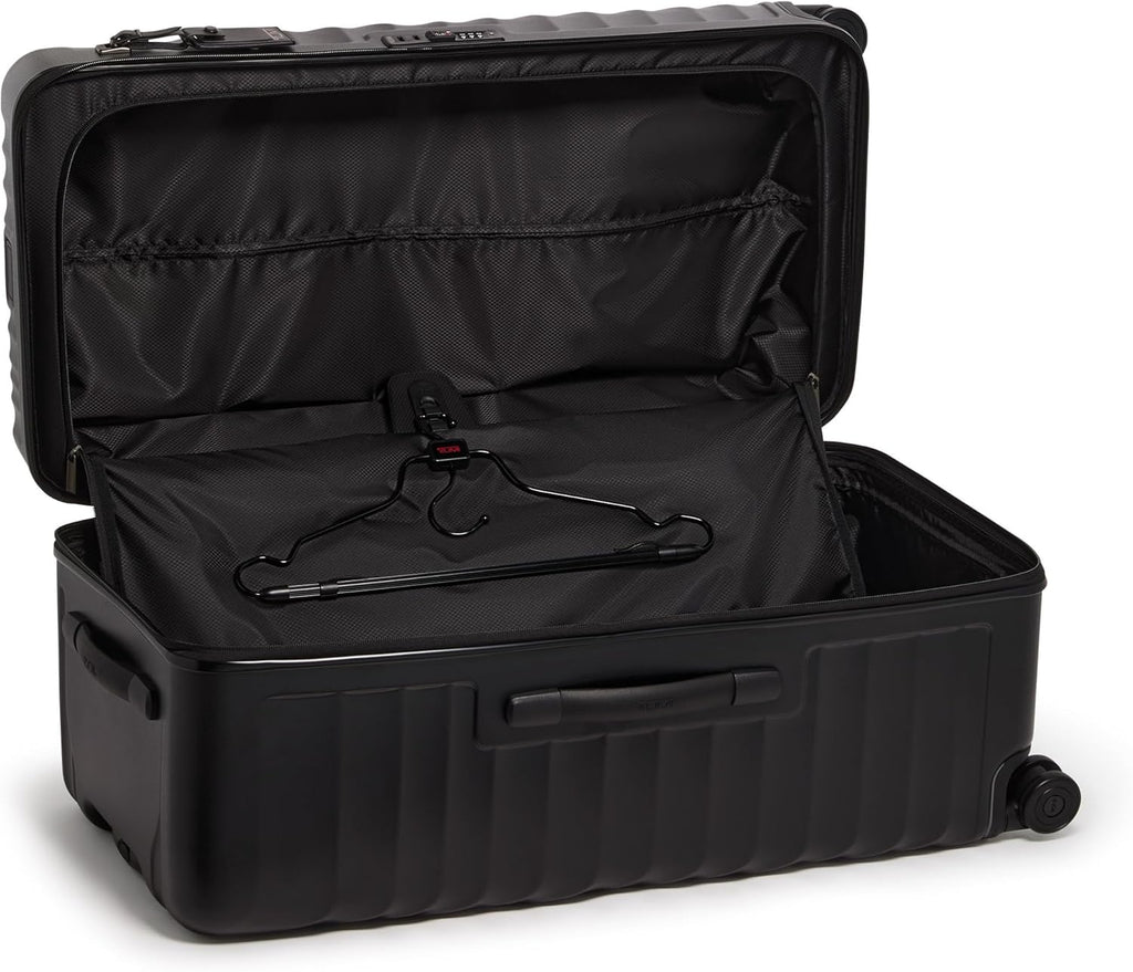TUMI - 19 Degree Large Trunk - 4-Wheeled Durable Hard Shell Checked Luggage - TSA Lock - 31.3" X 15.8" X 14.8" - Black Texture