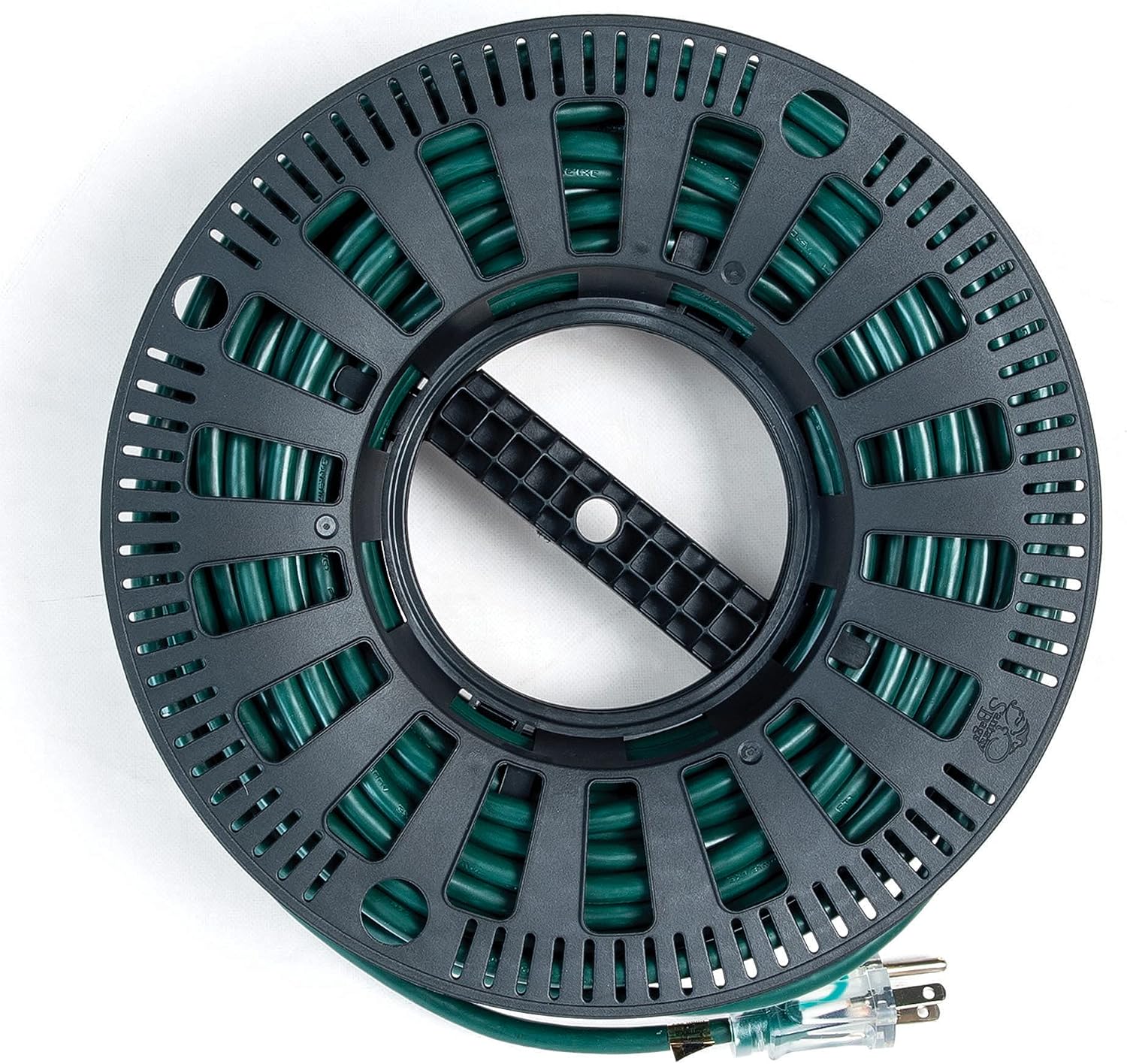 [Wire and Christmas Lighting Storage Bag] - Install N Store Light Storage Reels and Wire Spool - Includes 3 Spools, a Hanging Hook, and a Zipper Bag | Santa's Bags