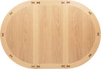 Coaster Home Furnishings - LAVON - 5-Piece Counter Height Dining Set - Oval Extendable Table with Storage & 4 Upholstered Chairs - Dining Room & Kitchen - Light Oak - 106628-S5