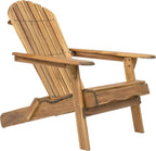 Christopher Knight Home Hanlee Folding Wood Adirondack Chair, Natural Stained Twin