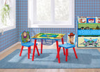 Delta Children Toy Story Kids Table and 2 Chair Set with Storage, Blue | Greenguard Gold Certified, Kids Table & Chair Set for Toddlers & Children for Arts/Crafts, Snack Time, Durable Activity Table