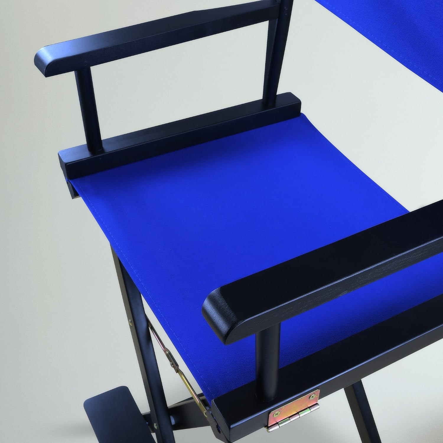 Casual Home 30" Director's Chair Black Frame-with Royal Blue Canvas, Bar Height