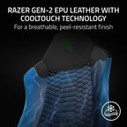 Razer Iskur V2 X NewGen Ergonomic Gaming Chair — Built-in Lumbar Support, Cooltouch Gen-2 EPU Leather, Ultra-Wide Seat Base, Adjustable 152 Degree Recline, Foam Cushions — Black/Green