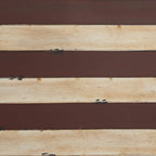 Deco 79 Metal American Flag Home Wall Decor Indoor Outdoor Wall Sculpture, Wall Art 38" x 2" x 26", Red