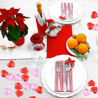 TUPARKA Acrylic Hearts Red Acrylic Hearts for Table Decoration/Home Decoration/Vase Fillers in Valentine's Day or Wedding Day