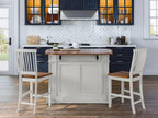 homestyles Americana Off-White Kitchen Island