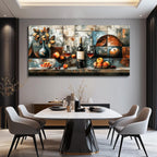 hyidecorart Wine Glass Fruit Modern Painting Wall Art For Kitchen Wall Decor For Living Room Dining Room Decorations Liquor Still Life Canvas Prints Artwork Bar Pub Posters Home Decor Ready to Hang