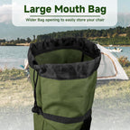 Xxerciz Camping Chair Replacement Bag 48 Inches Folding Chair Carry Bag with Adjustable Shoulder Strap Nylon Storage Tent Bag Heavy Duty Chair Bag for Travel Camping Sports (Exclude Chair)
