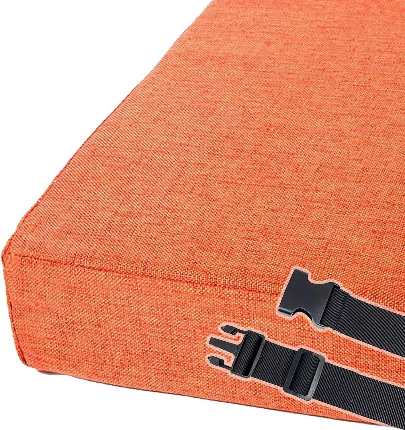 Bench Cushion for Outdoor Indoor Furniture, Porch Swing/Patio Cushions with Non-Slip Straps and Removable, Soft Window Seat Cushion Garden Seat Pads(12,160x35x5cm/63x14x2in)