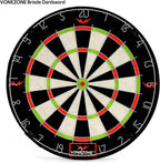 Dartboard Cabinet Set with 18" Bristle Dartboard - Self-Healing Sisal, 6 Steel Tip Darts, Scoreboard & Chalk - All-in-One Game Room Set for Home, Bar, Garage (Gray)
